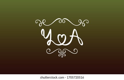 Alphabet Y X Logo Couple Name Stock Vector Royalty Free 1705720432 Shutterstock