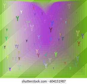 Alphabet Y texture icon