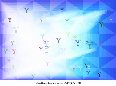 Alphabet Y vector art