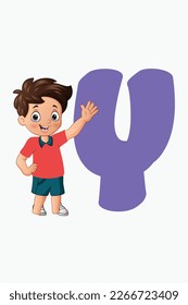 
Ilustración de diseño de vector Alphabet Y