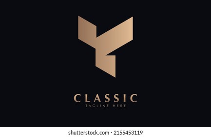 Alphabet Y Vector monogram icon logo template