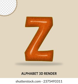 alphabet yellow noise color 3D