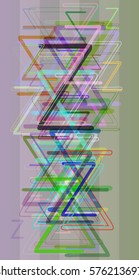 Alphabet Z art texture