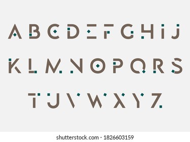 alphabet A to Z letter logo