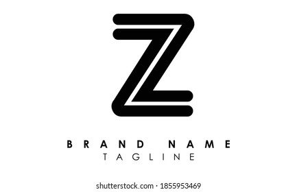 Alphabet z Logo letters Initials Monogram logo