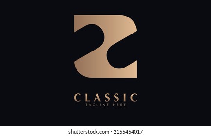 Logo-Vorlage für Alphabet Z Vector Monogram