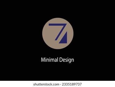 Alphabet ZO, ZO monogram, Art line, Vector logo design, Initial logo, 
