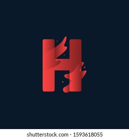 Alphabeth vector template. Design for banner, greeting cards or print. 