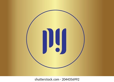 ALPHABETIC Basic and elegant minimal artistic design in Green initial based Icon logo-vector