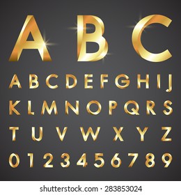 alphabetic fonts and numbers