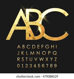 Alphabetic fonts and numbers
