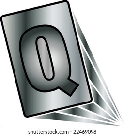 alphabetic letter Q