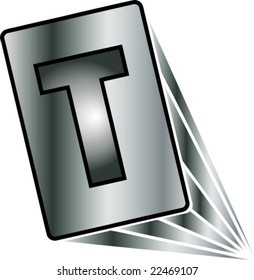 alphabetic letter T