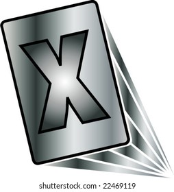 alphabetic letter X