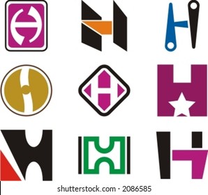 Alphabetical Design Concepts. Letter H. Check my portfolio for more of this series.
