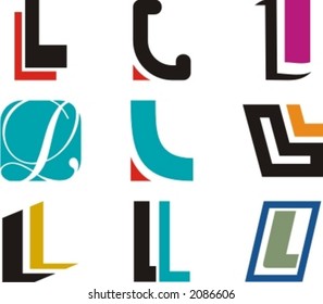 Alphabetical Design Concepts. Letter L. Check my portfolio for more of this series.