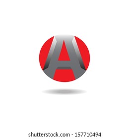 Alphabetical icon Design Concepts. Letter A.