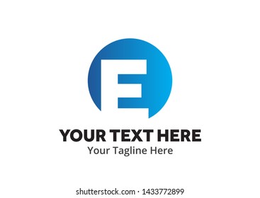 alphabetical logo creative design in flat style with color
