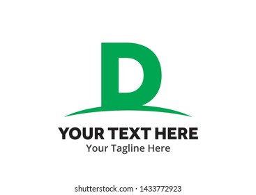 alphabetical logo creative design in flat style with color