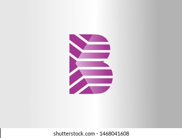 alphabetical logo creative design in flat style