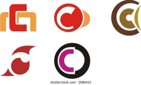 Alphabetical Logo Design Concepts. Letter C. Check my portfolio for more of this series.