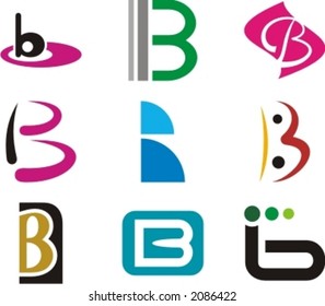 Alphabetical Logo Design Concepts. Letter B. Check my portfolio for more of this series.