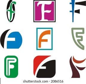 Alphabetical Logo Design Concepts. Letter F. Check my portfolio for more of this series.