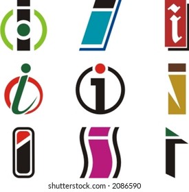 Alphabetical Logo Design Concepts. Letter I. Check my portfolio for more of this series.