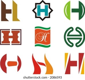 Alphabetical Logo Design Concepts. Letter H. Check my portfolio for more of this series.