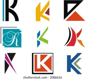 Alphabetical Logo Design Concepts. Letter K. Check my portfolio for more of this series.