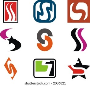 Alphabetical Logo Design Concepts. Letter S. Check my portfolio for more of this series.