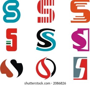 Alphabetical Logo Design Concepts. Letter S. Check my portfolio for more of this series.