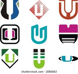 Alphabetical Logo Design Concepts. Letter U. Check my portfolio for more of this series.