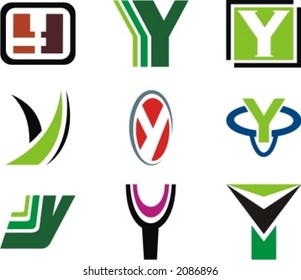 Alphabetical Logo Design Concepts. Letter Y. Check my portfolio for more of this series.