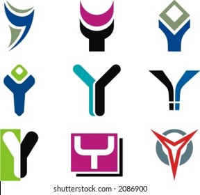 Alphabetical Logo Design Concepts. Letter Y. Check my portfolio for more of this series.