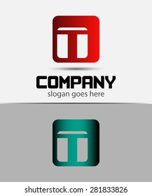 Alphabetical Logo Design Concepts. Letter T 
