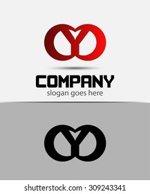 Alphabetical Logo Design Concepts. Letter y 