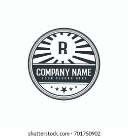 Alphabetical logo design for your brand in vector. 