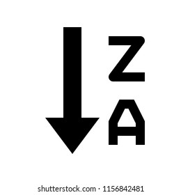 alphabetical order descending