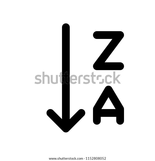 alphabetical-order-descending-stock-vector-royalty-free-1152808052