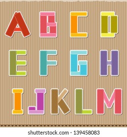 Alphabets A B C D E F G H I J K L M