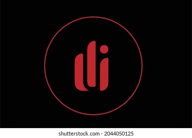 Alphabets Basic and elegant minimal artistic design initial based Icon logo-vector