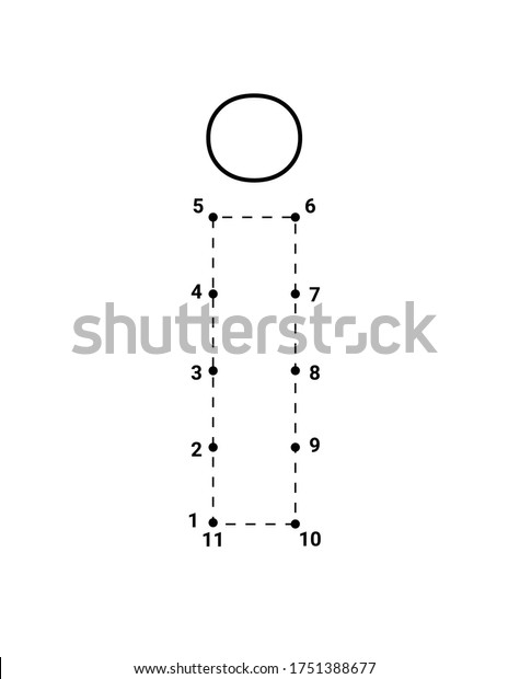 Alphabets Character Lowercase Connect Dots Dot Stock Vector (Royalty ...