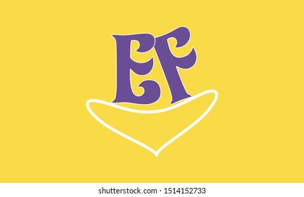 Alphabets with cloud shape around it.