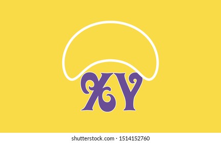 Alphabets with cloud shape around it.