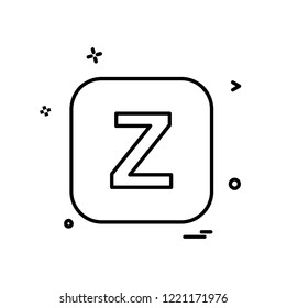 Alphabets icon design vector