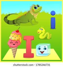 alphabets learning for kids with different objects