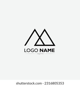 Alphabets symboles de conception logo initiales R G 9 K triangle cercle carré affaires plat simple 