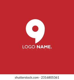 Alphabets symboles de conception logo initiales R G 9 K triangle cercle carré affaires plat simple 