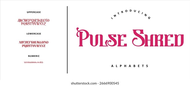 Alphabets logo type font, modern luxury serif letter wedding style, luxury typography beauty vector illustration, Colorful fonts with white background, High DPI full scale editable vector text design